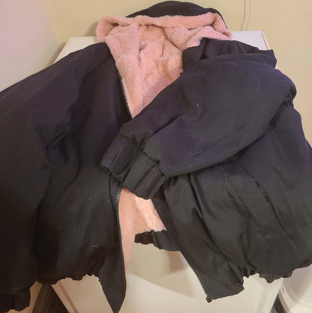 SHEIN fuzzy interior jacket 2XL